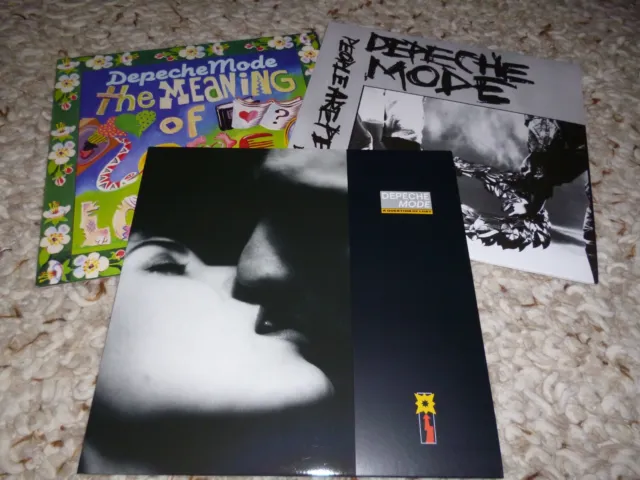 Depeche Mode 3 180g Re issue 12" Vinyl singles job lot Lust Meaning People