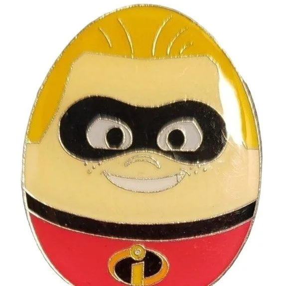 Disney Pin Incredible Dash Trading Pin Egg Badge Mask Lapel Pin Brooch
