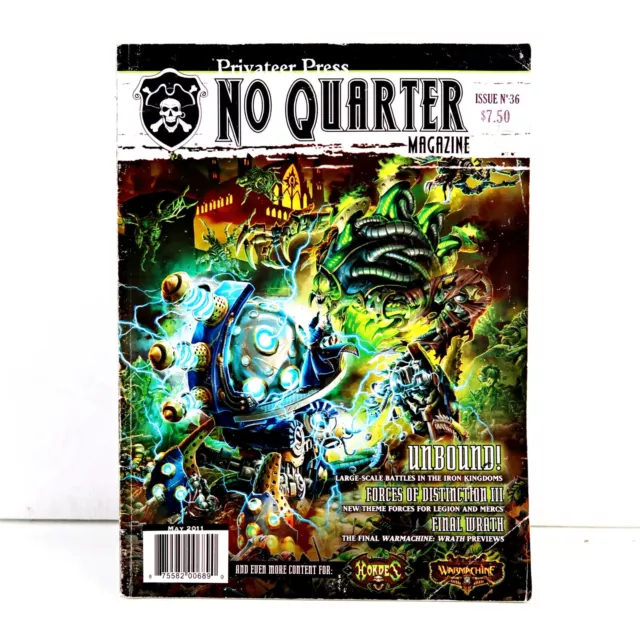 Privateer Press No Quarter Magazine Issue No. 36 May 2011 Tabletop Gaming