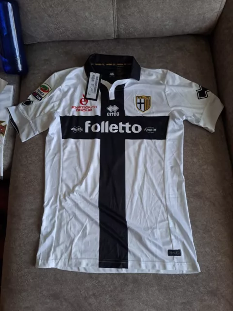 Camiseta Fútbol Parma BNWT Deporte Maglia Calcio Maillot Foot