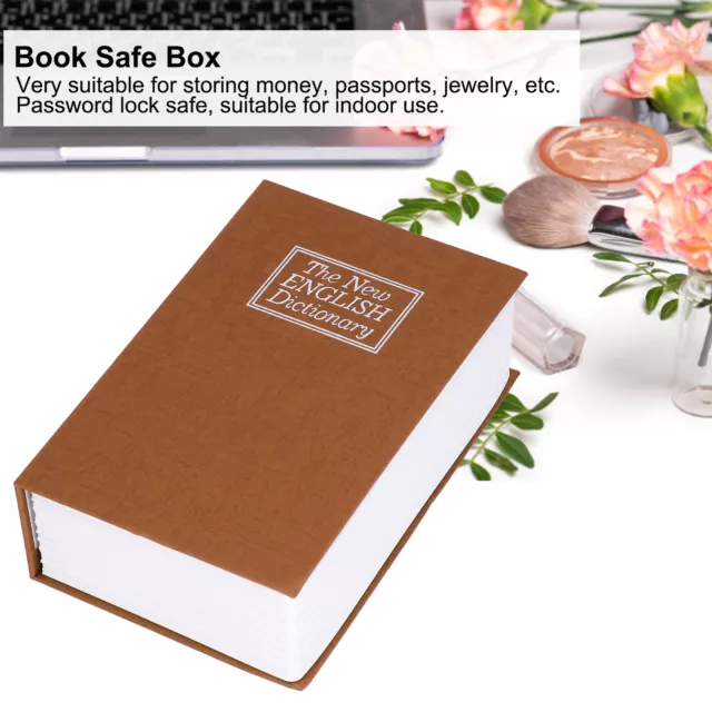 () 02 015 Buch Safe Box Haushaltsbuch Geformt Sicher Dekorativ Für