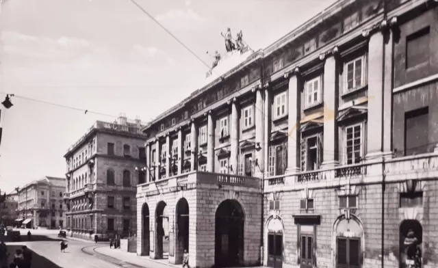 Cartolina - Trieste - Teatro Giuseppe Verdi - 1952