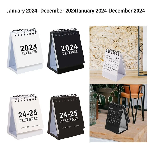 PAPER COIL CALENDARS 18 Months Flip Calendar 2024 2025 Calendar for