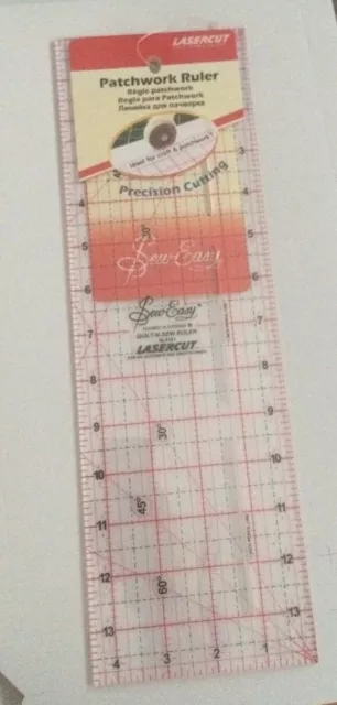 Sew Easy 14” x 4.5” Template Patchwork Ruler