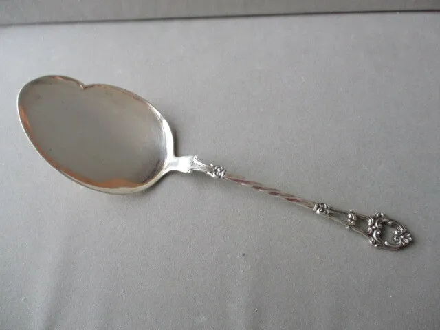 Danish Silver Serving Spoon Scoop   800 Silver