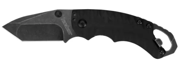 Kershaw 8750 TALBW, linerlock knife, Bottle Opener, Pry Bar, Black Tanto