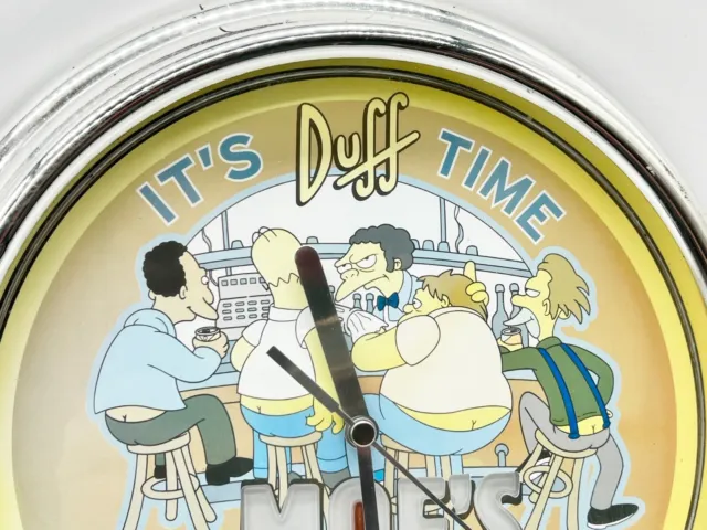 Vintage Moes Tavern Its Duff Time Wanduhr Die Simpsons 3