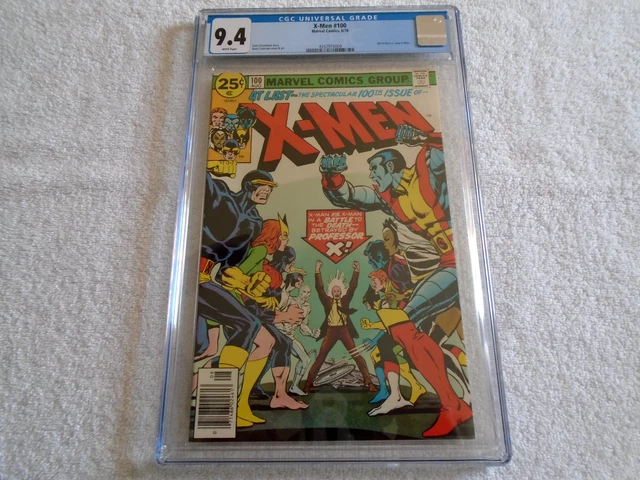 Marvel X-Men 100 Cgc 9.4 Old Vs New Wolverine Storm Colossus Phoenix Uncanny Mcu