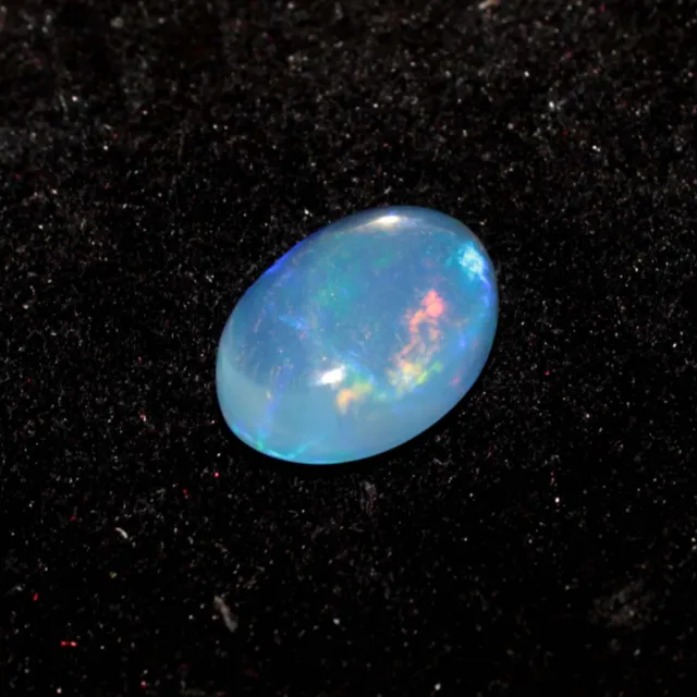 16x11 MM Big Natural Ethiopian Welo Fire Opal Oval Cabochon Loose Gemstone 7 CT