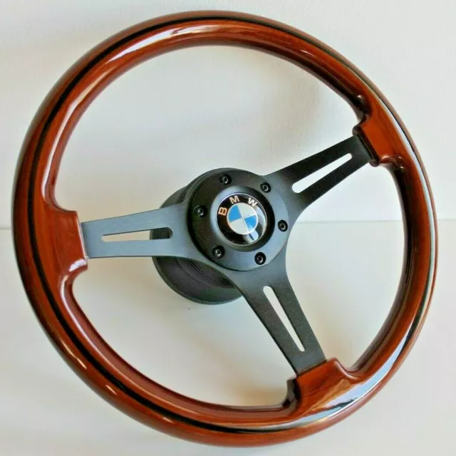 ⭐ BMW e23 e24 e28 e30 e32 e34 Rare Version Sport Steering Wheel 3 Spoke  Lenkrad