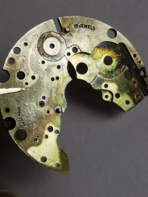 Mouvement Chronographe VENUS 210 Pièces - Pont Pour Réparation Breitling Vintage