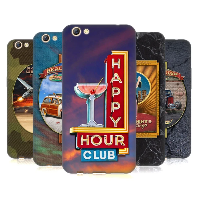 Official Larry Grossman Retro Collection Soft Gel Case For Oppo Phones