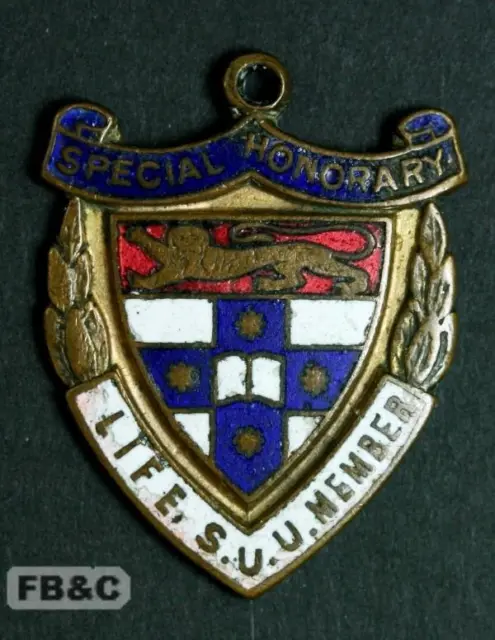 cWWI Sydney University Union Special Honorary Life Member Badge - Active Service