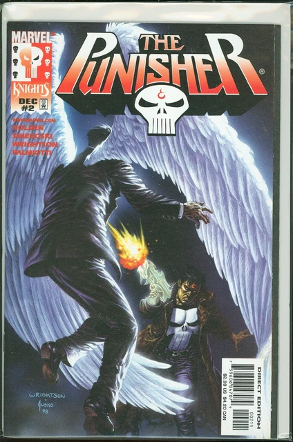 THE PUNISHER #2 Marvel Knights Comic Book Cover RARE! 1998