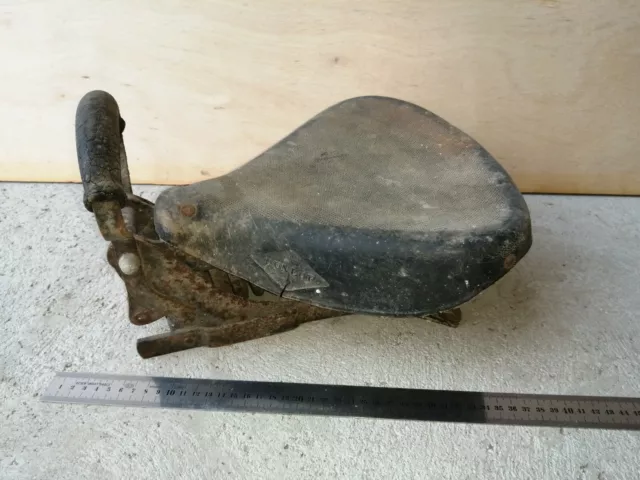 DUNLOP selle passager de moto ancienne old motorbike seat