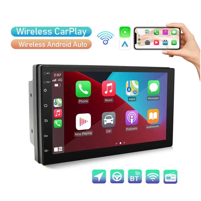 7"Double Din Apple Car Stereo Carplay & Android 10 GPS MP5 Player Radio WIFI USB