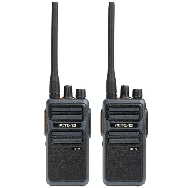 Retevis RB17V MURS Radio Walkie Talkie VHF USB-C Charging 4400mAh Highway Trip
