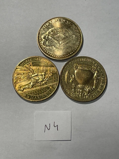 Lot 3 Médailles Monnaie de Paris et Trésors de France (9-18/N4)