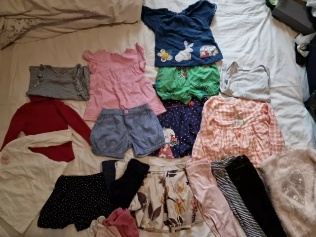 Baby Girls Clothes Bundle Age 12-18 Months Zara Next River Island John Lewis