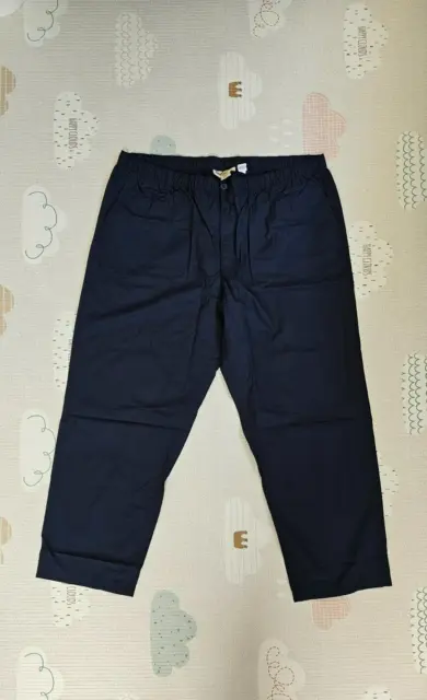 The Vermont Country Orton Brothers Woven Cotton Classic Comfort Pants Navy 2XL