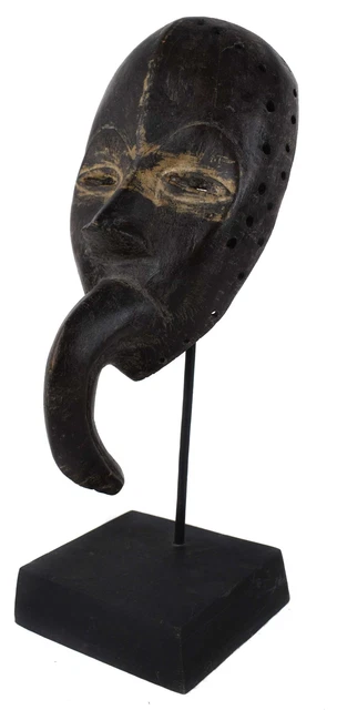 Dan Bird Mask with Beak Custom Stand Liberia African Art