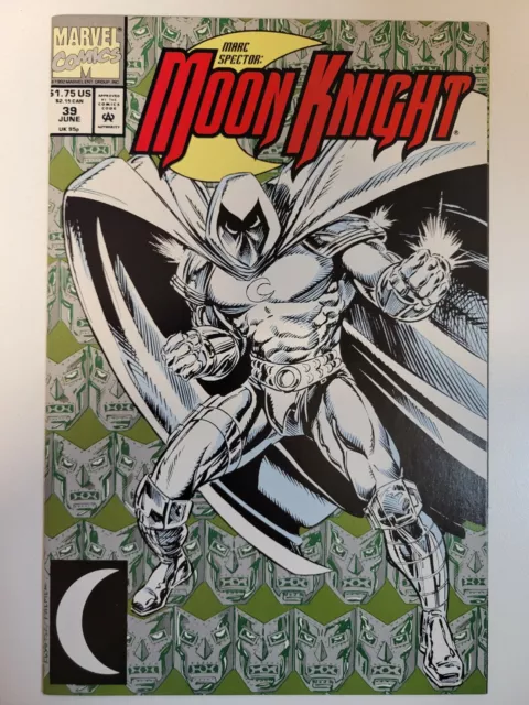 Marc Spector Moon Knight #39 Marvel 1989 Series Disney+ 9.4 Near Mint