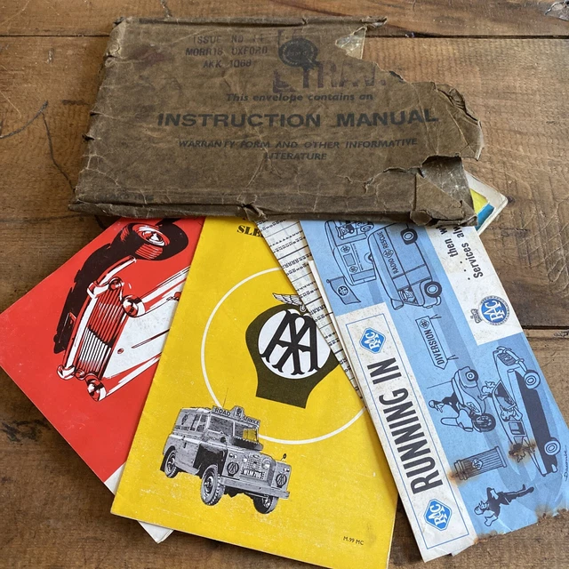 MORRIS OXFORD TRAVELLER SERIES II Car Sales Brochure 195455 H&E 54108 £12.99 PicClick UK