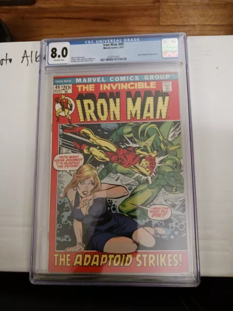 Invincible Iron Man 49 Super Adaptoid Strikes VF CGC 8.0