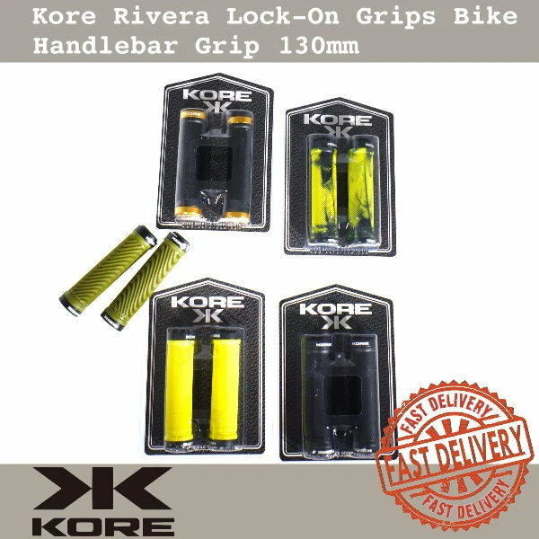 Kore Rivera Lock-On Grips Bicycle Bike Handlebar Grip MTB Dirt Jump DH 130mm