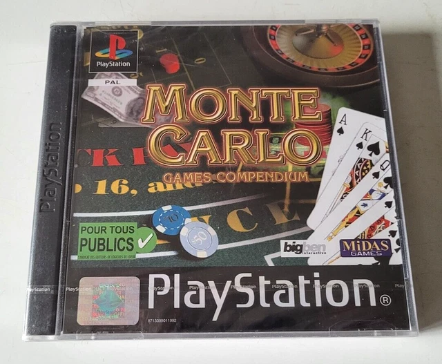 MONTE CARLO GAMES Compendium PlayStation 1 PS1 PAL **NEUF** EUR