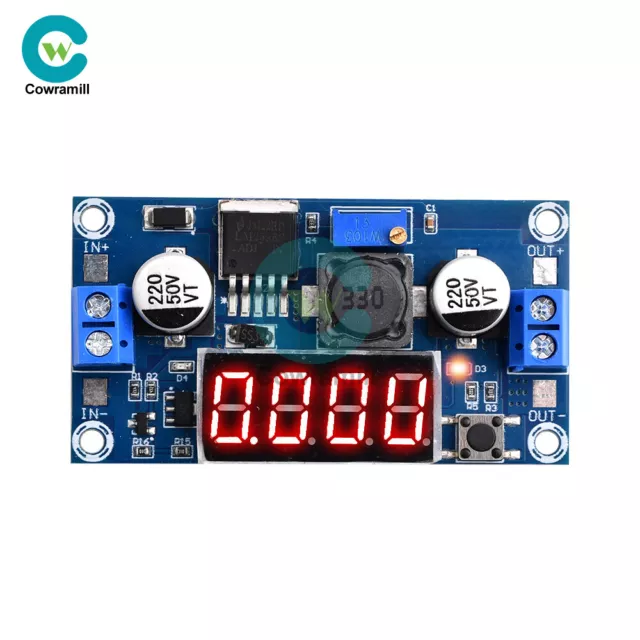 DC-DC Buck Step-down Module LM2596S Adjustable Power Converter Module DC 4V-40V