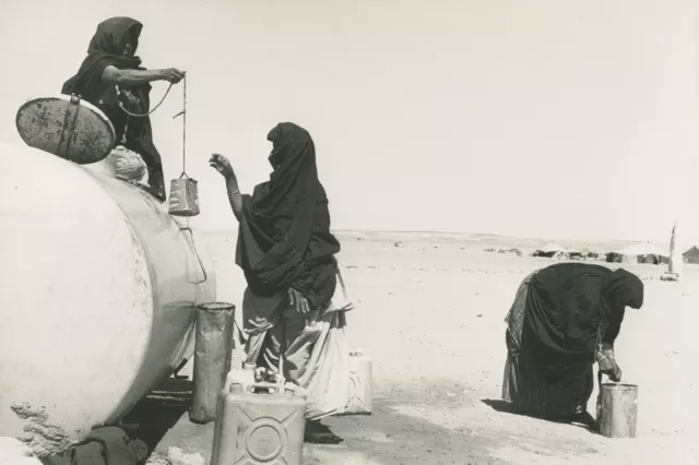 Women West Sahara Water Algeria Morocco Polisario Original Photograph A0304 A03