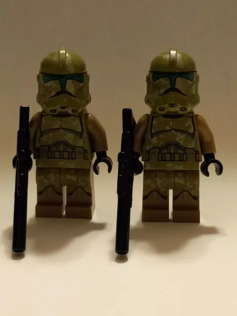 LEGO KASHYYYK CLONE Troopers 41st 75035 Rare SET OF TWO 17.35