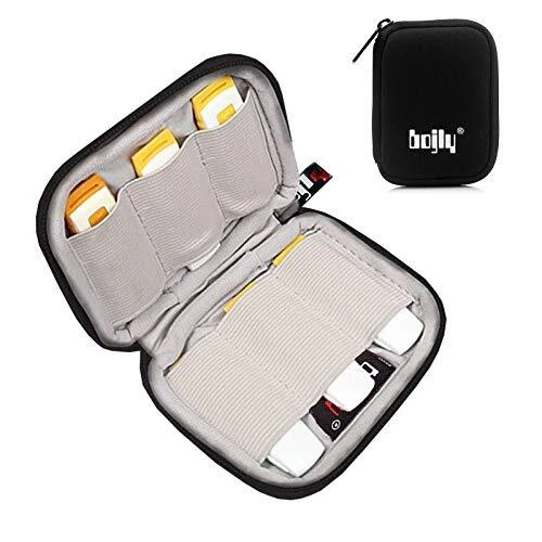 BOJLY Custodia per chiavette USB Mini Borsa Accessori in Nylon Resistente con...