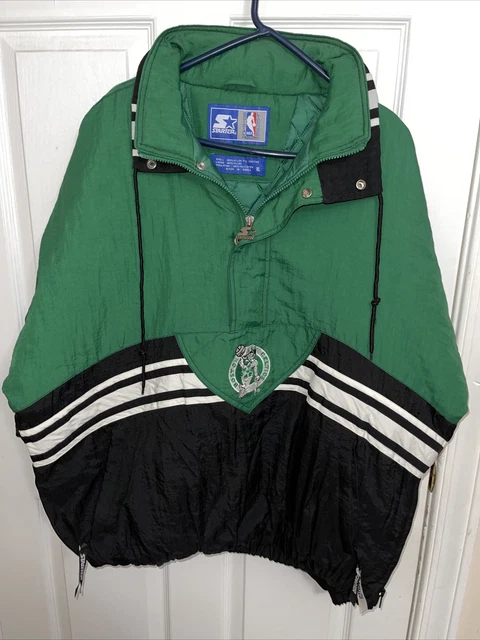 Vintage NBA Boston Celtics Pullover Half Zip Starter Jacket Size Extra Large Vintage NBA Boston Celtics Pullover Half Zip Starter Jacket Size Extra Large