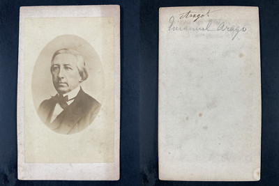 circa 1860 Vintage CD homme politique CDV Lionel de Toulongeon député du Jura 
