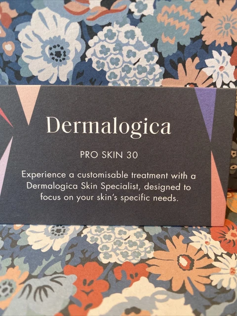 Harvey Nichols Dermalogica🌸Pro Skin 30 Customisable Treatment Gift Card Voucher
