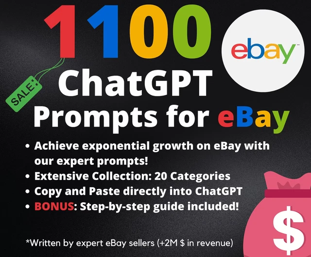 1100+ ChatGPT Prompts for eBay Sellers| eBay Success | eBay Listing Optimization