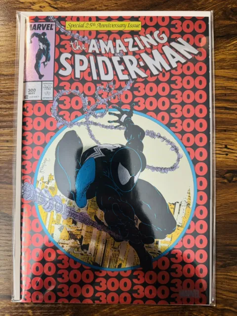 Amazing Spider-Man #300 Foil Facsimile Marvel 2023 1St Venom 🔥 Nm+ Cgc Ready