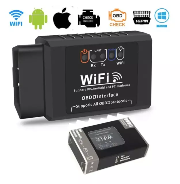 Obd2 wifi elm327 v 1,5 scanner für iphone ios/android auto obdii obd 2 odb