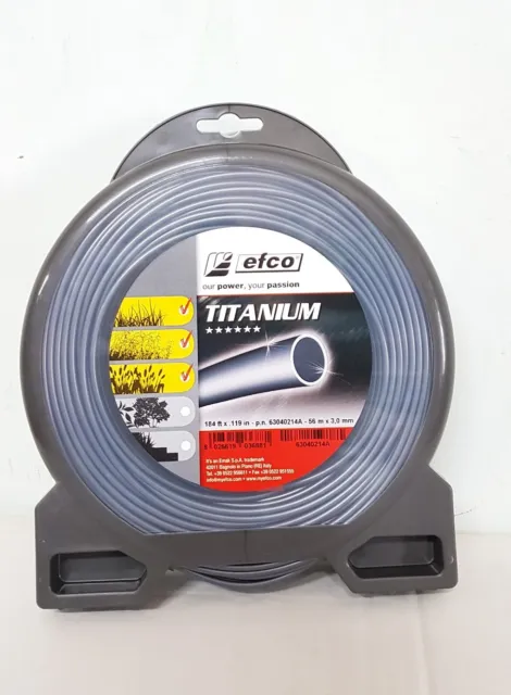 Filo Per Decespugliatore Titanium Efco 56 Mt X 3 Mm