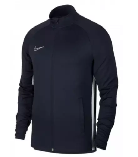 Giacca Nike Academy Warm Up con cerniera intera da uomo blu e bianca taglia small nuova con etichette