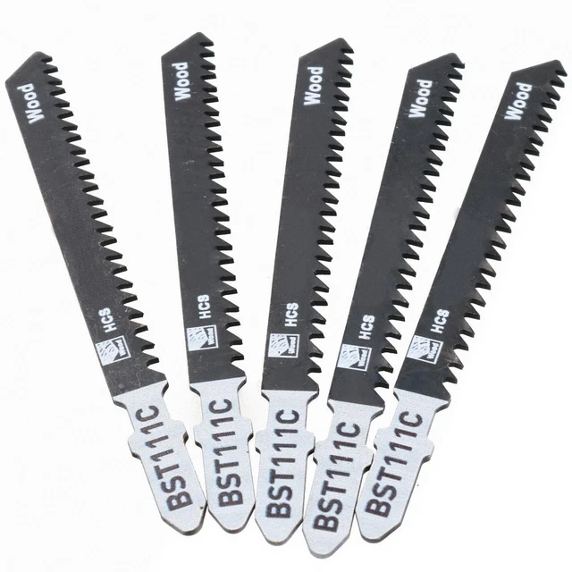 Lot De 40 Lames De Scie Sauteuse Professionnelles - Acier Carbone, Tige En T - Pour Bois, Plastique, Métal - 4 Types (T111C, T118A, T144D, T244D) - 11