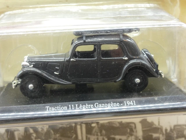 CITROEN TRACTION 11 Légère Gazogène 1941 1/43éme ATLAS Neuf Boite D'Origine