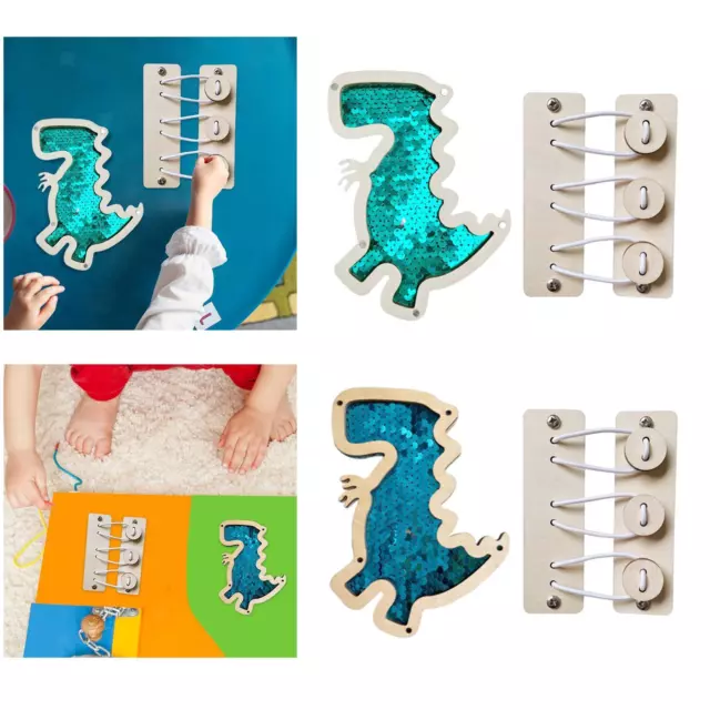 2 Stück Busy Board DIY Zubehör Montessori Spielzeug für Kinder ab 3 Jahren
