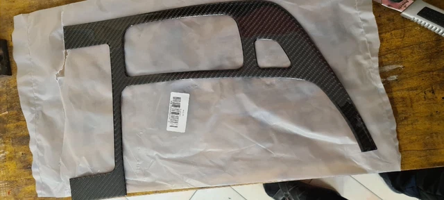 Kohlefaser Gangschaltung Panel Rahmen Aufkleber für Audi Q7 SQ7 4M 2016-2019 01
