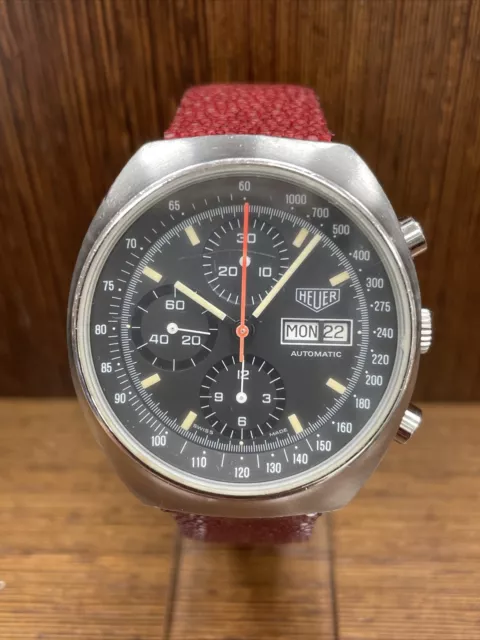 Heuer Pasadena Ref:750 501-3 Chronograph 7750 Automatik Stahl D.41mm Zertifikat