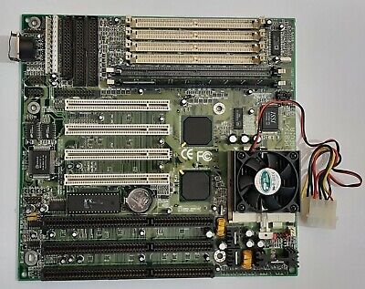 DFI P5BTX/L i430TX Sockel 7 ISA Mainboard + Pentium MMX 200MHz + 64MB RAM