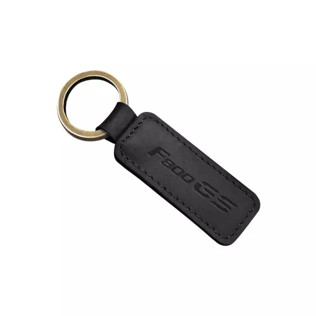Key Ring Motorcycle Keychain Leather Gift Accessories Black for BMW F800GS