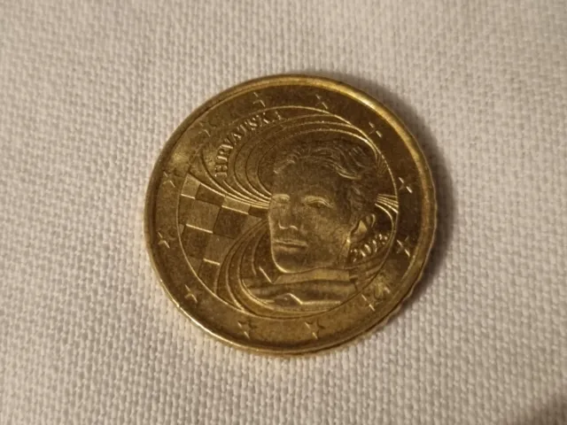 50 Cent Münze Nikola Tesla hrvatska 2023